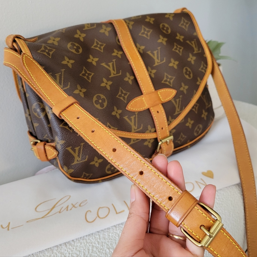💕Louis Vuitton Crossbody Messenger Bag - Saumur 30 Monogram - Picture 7 of 17